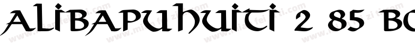 alibapuhuiti 2 85 bo字体转换